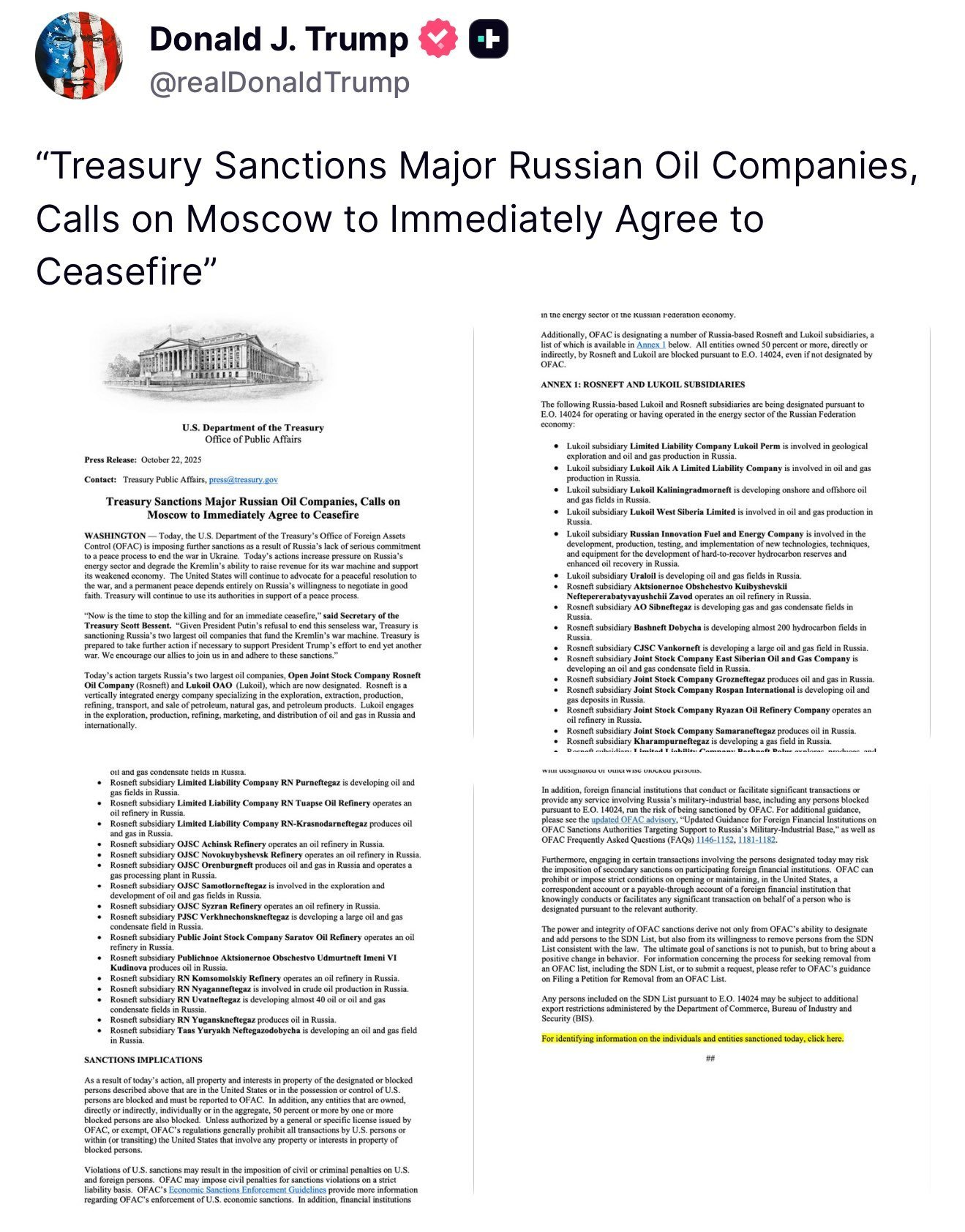 Sanktionen zum Schnäppchenpreis