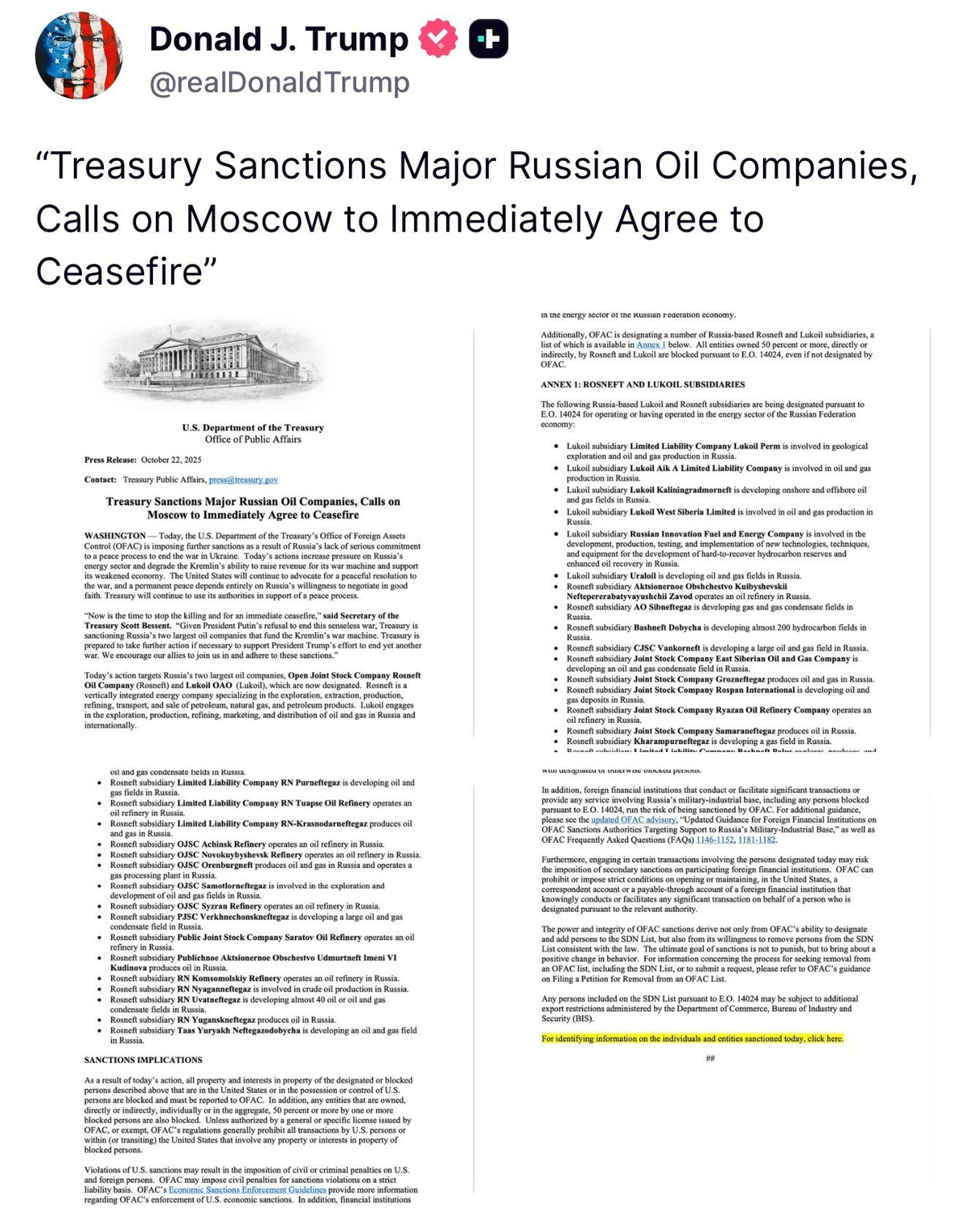 Sanktionen zum Schnäppchenpreis