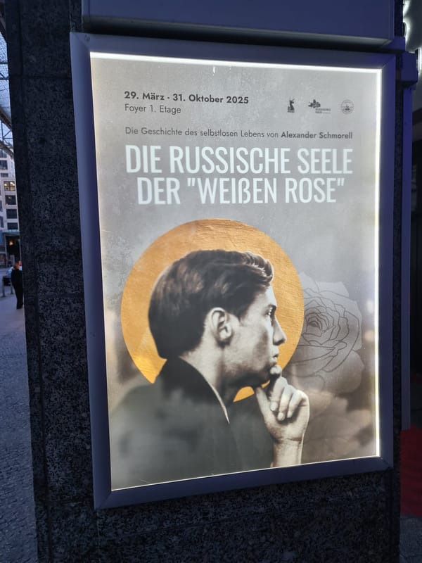 Widerstandskämpfer der Weißen Rose als Waschpulver der „russischen Seele“