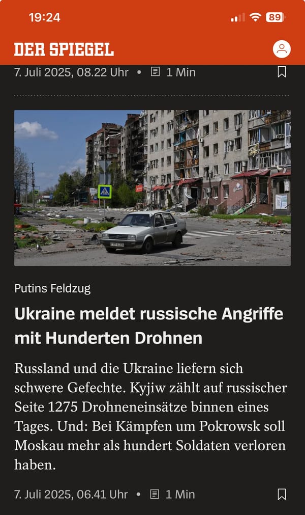 Ukraine, 7. Juli 2025: 12 Tote. 69 Verletzte. Keine Schlagzeile.